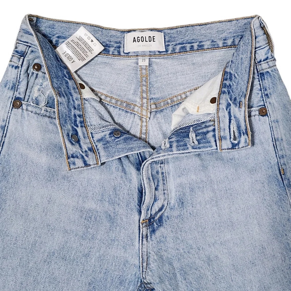 Agolde Riley High Rise Straight Jeans - Picture 4 of 11